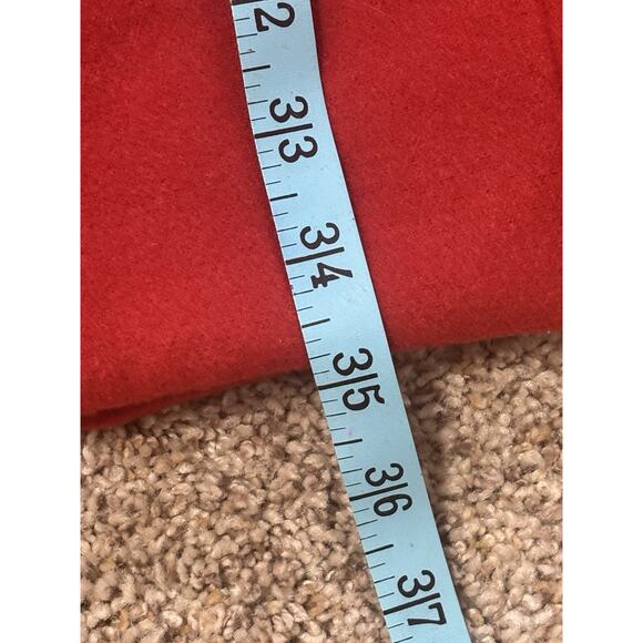 Lane Bryant Red Double Breasted Peacoat Sz 28 - Picture 9 of 14